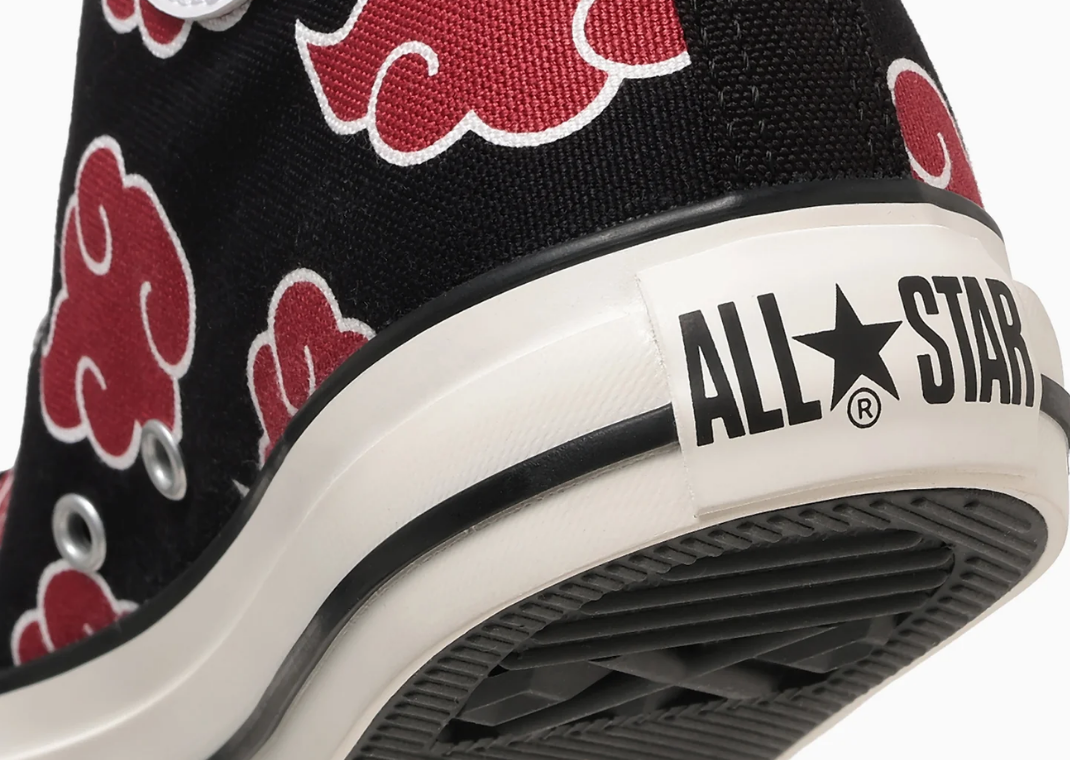 Naruto x Converse Chuck Taylor Hi Itachi Uchiha - Heel Detail
