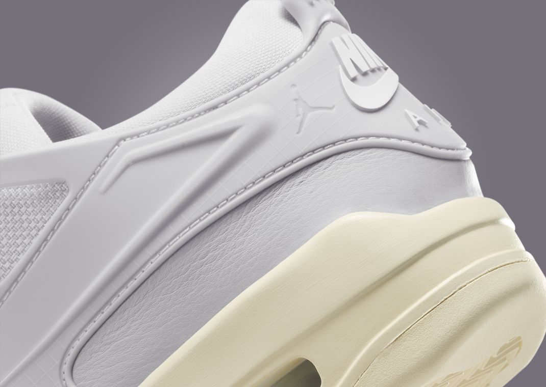 Air Jordan 4 RM Grey Sail (W) Heel Detail