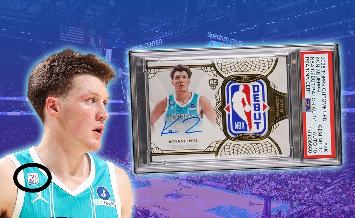 Kon Knueppel Topps Rookie Debut Patch Receives PSA 10 Gem Mint Grade