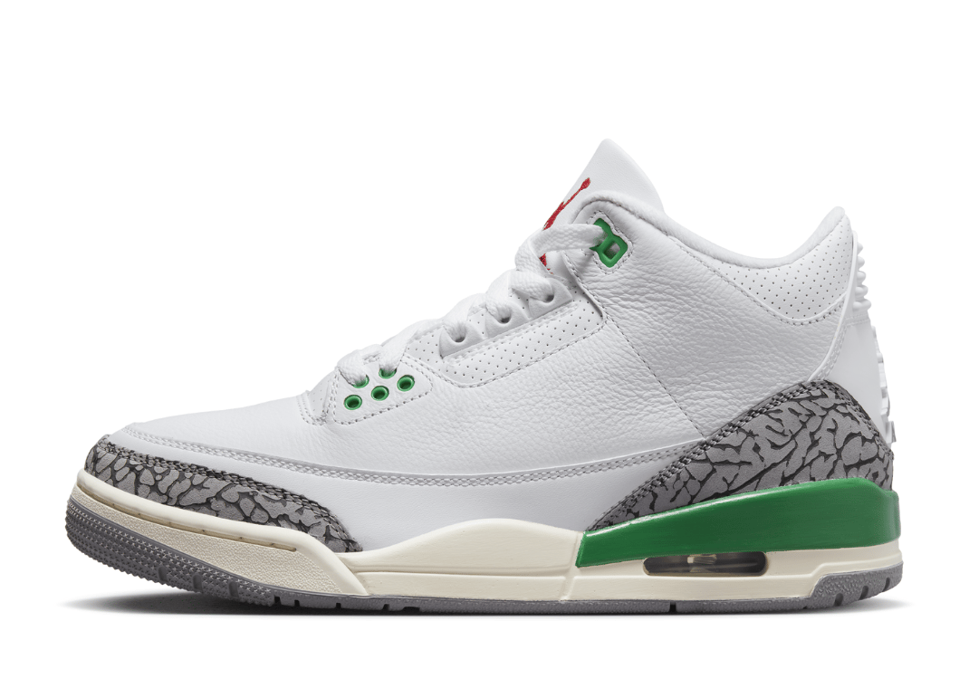 Air Jordan 3 Retro White Lucky Green (W)
