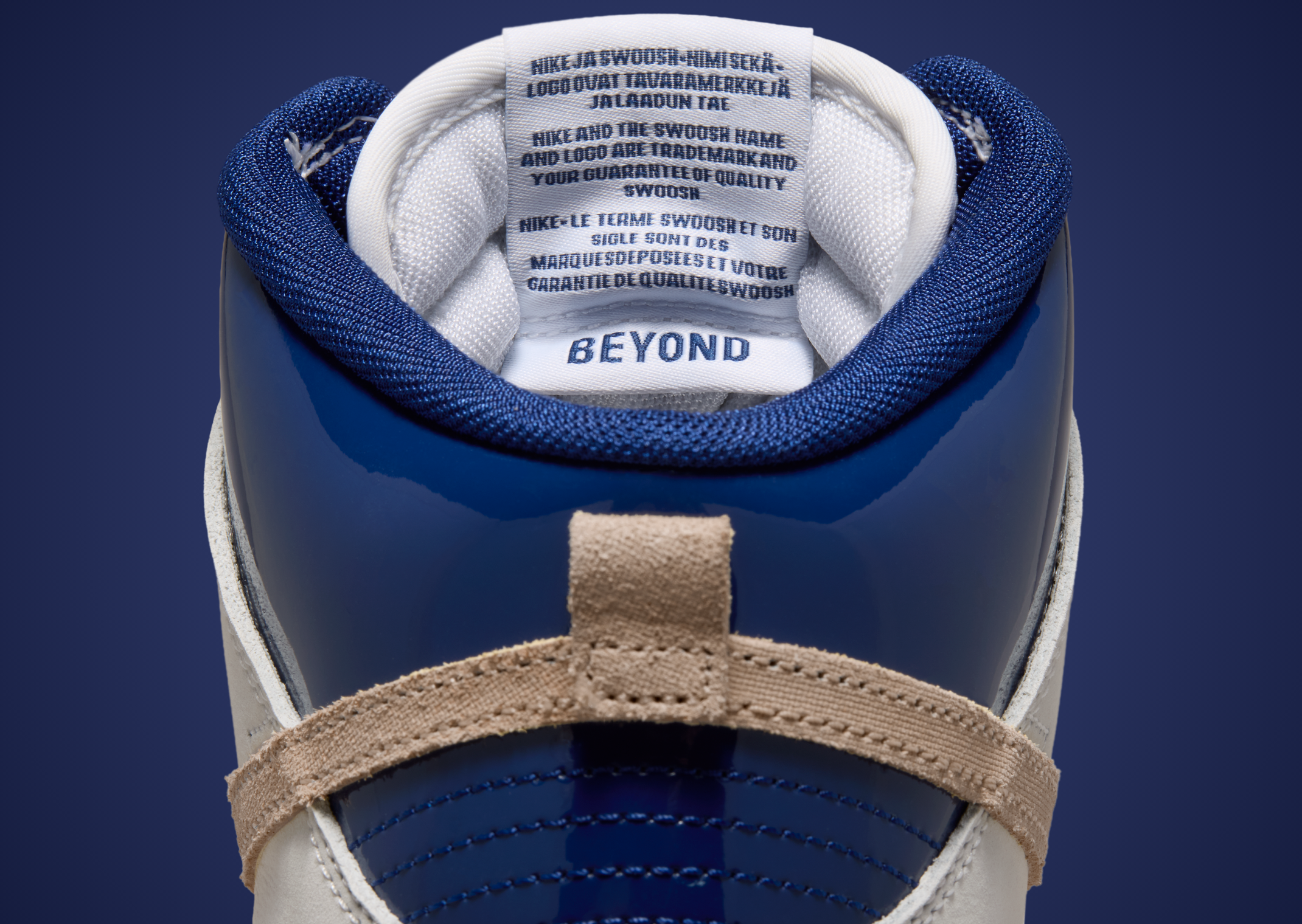 Beyond Store x Nike SB Dunk High - Back Detail