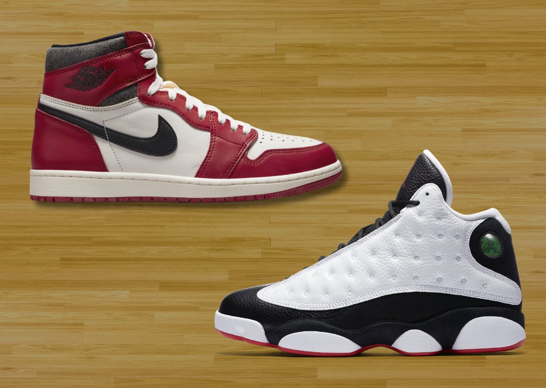 Air Jordan 1 vs. Air Jordan 13