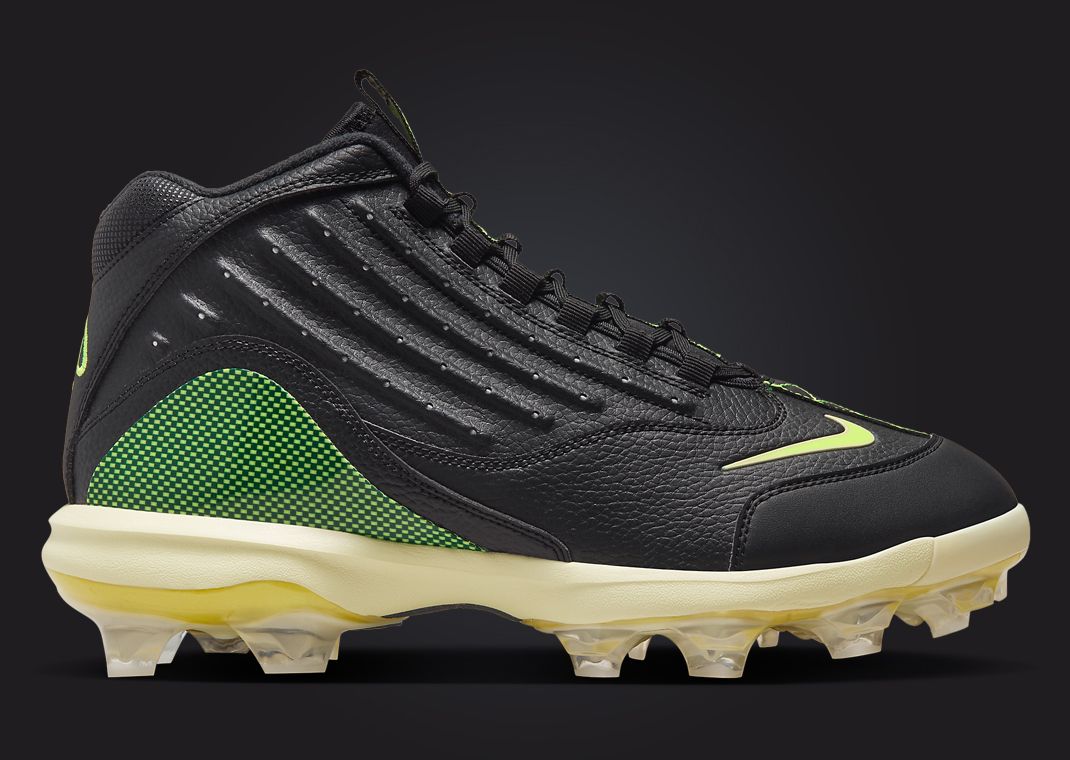 Nike Griffey 2 MCS Cleat Black Volt Lateral