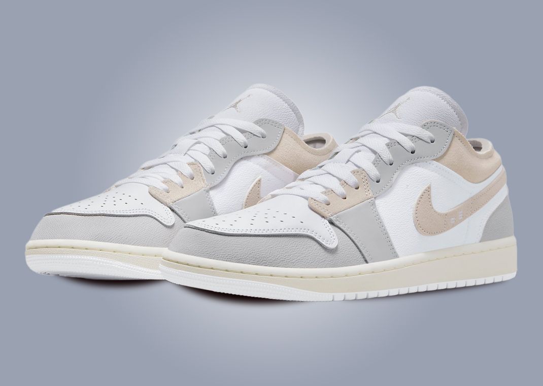 Air Jordan 1 Low Craft Tech Grey Light Orewood Brown