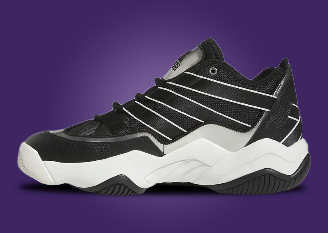 adidas Top Ten 2010 Black White Inner Side View