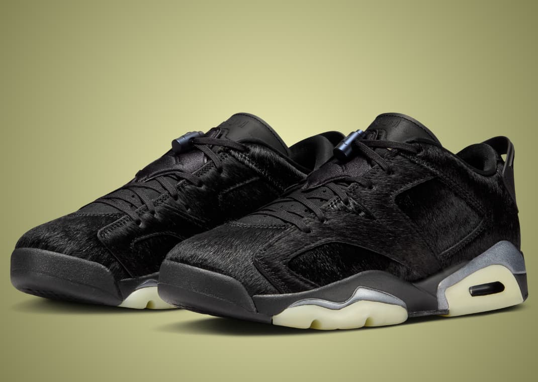Jordan is Bringing out a Black Horse Hair Air Jordan 6 Low for Spring