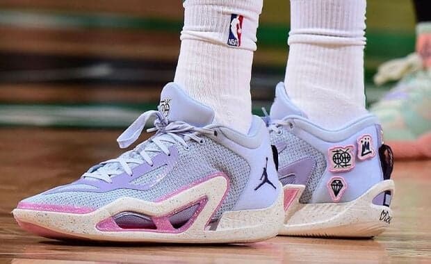 Jayson Tatum Sports a Dongdan Jordan Tatum 1 PE