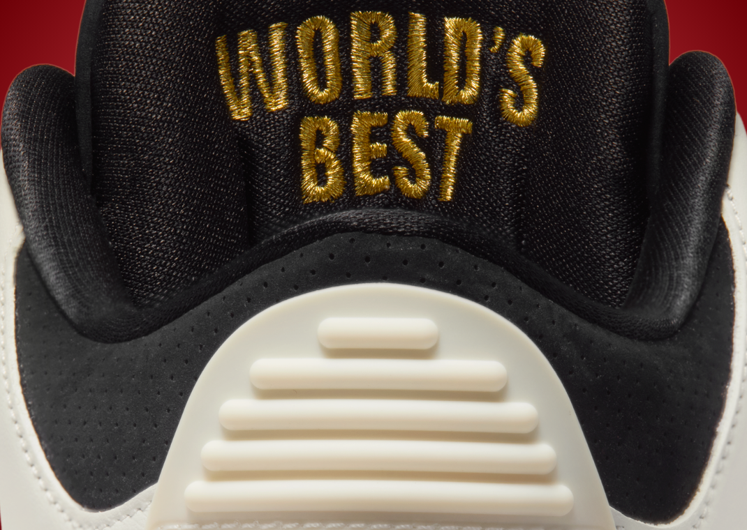 Air Jordan 3 Retro OG World’s Best Dad Detail