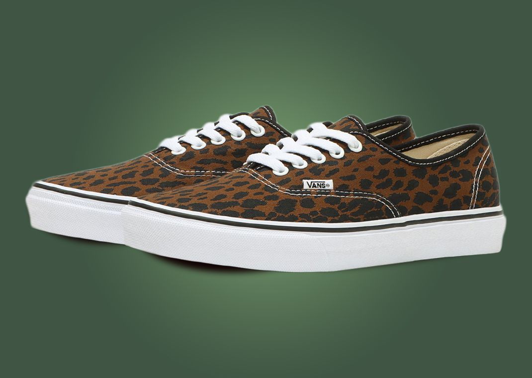 Wacko Maria x Vans V44 Authentic Leopard Brown Angle