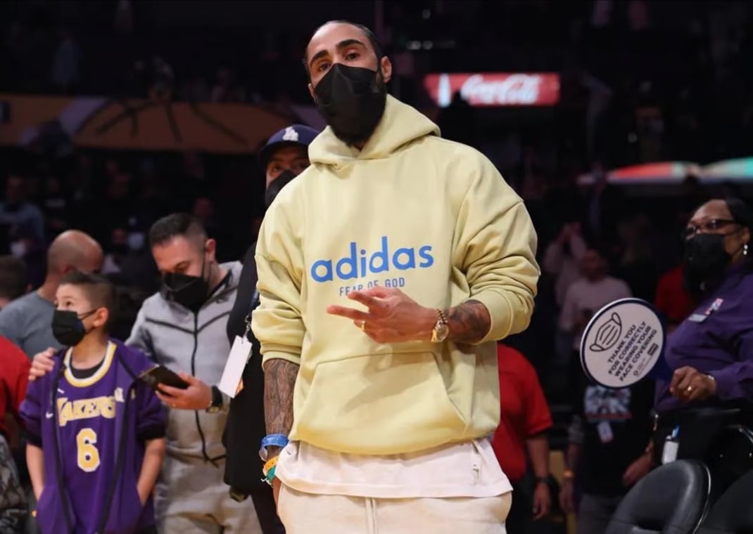 Jerry Lorenzo debuting the first Fear of God x adidas product