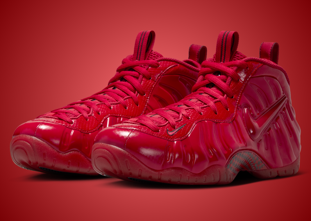 Nike Air Foamposite Pro Gym Red - Angle