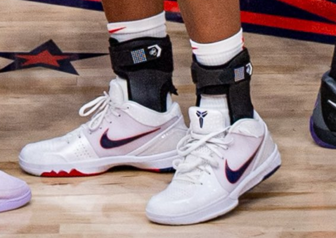 Napheesa Collier in the Nike Kobe 4 Protro Team USA PE