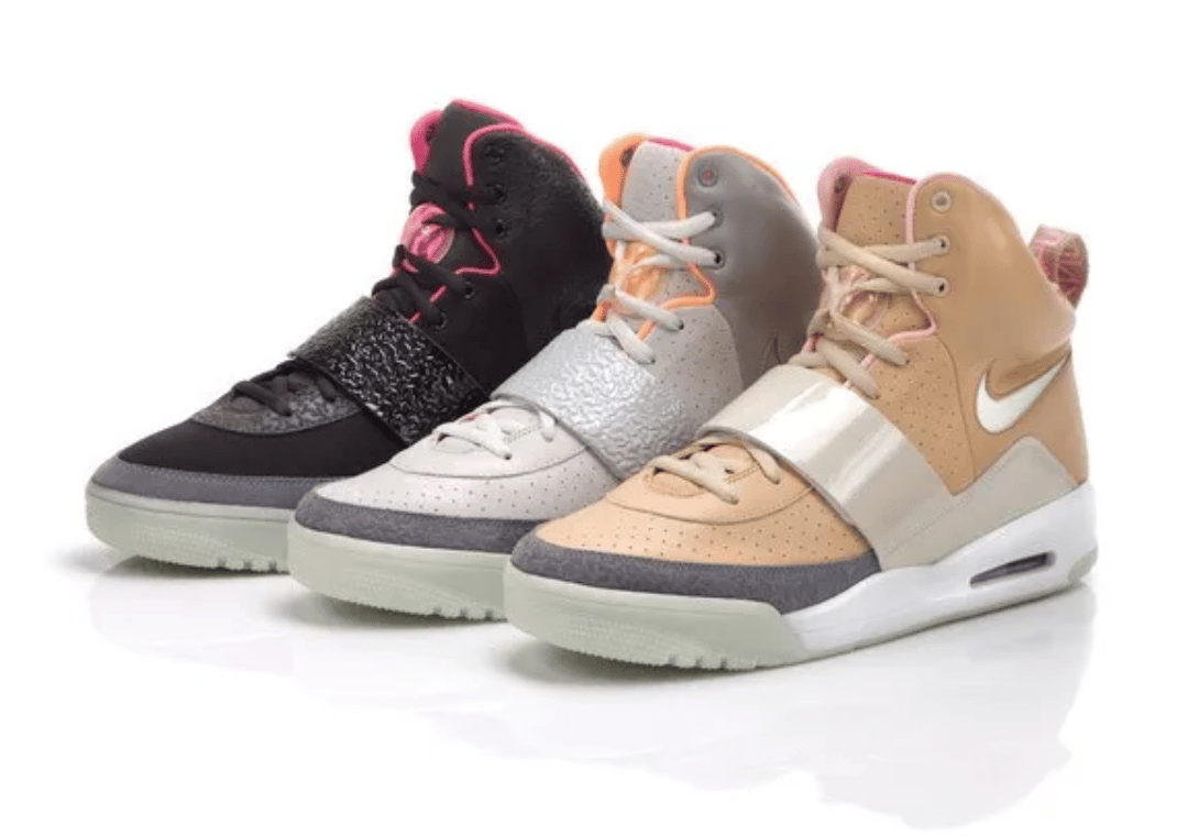 All Three Air Yeezy Colorways