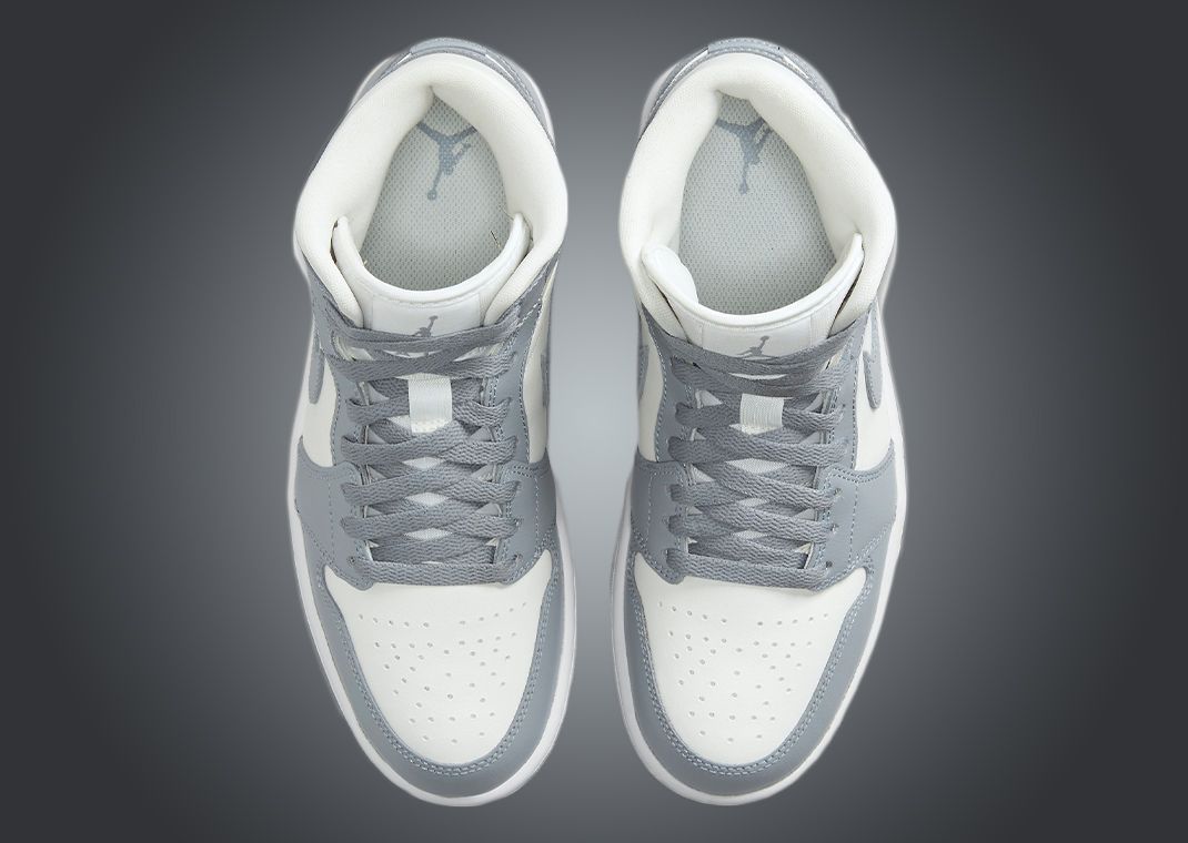 人気 ☆NIKE☆ (W) JORDAN 1 MID SAIL STEALTH Jordan 1 Mid Stealth (Women's) - BQ6472-115 - US