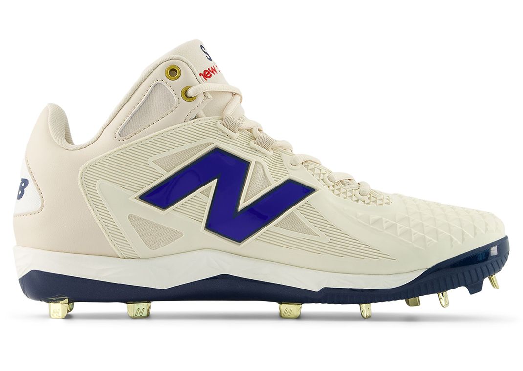 New Balance FuelCell Ohtani 1 Cleat White Navy Medial