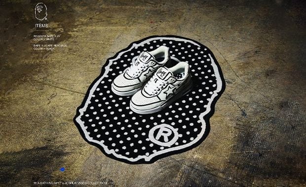 The Joshua Vides x A Bathing Ape Road Sta Releases March 2024