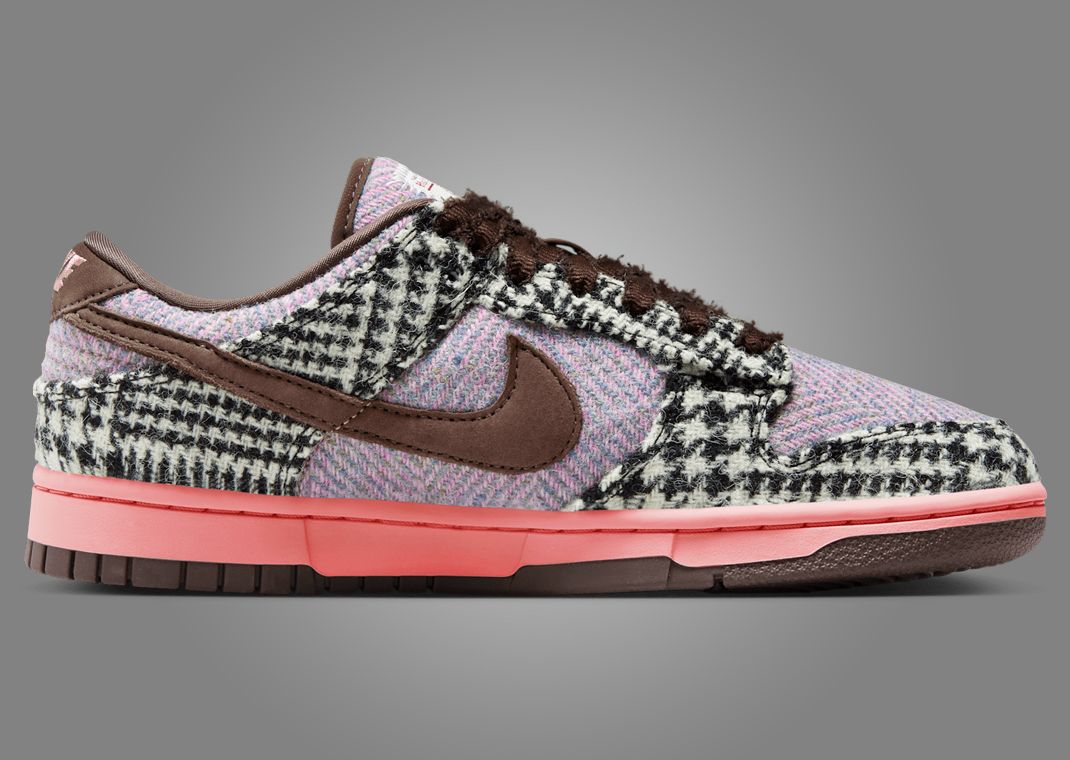 Harris Tweed x Nike Dunk Low Multi (W) Medial