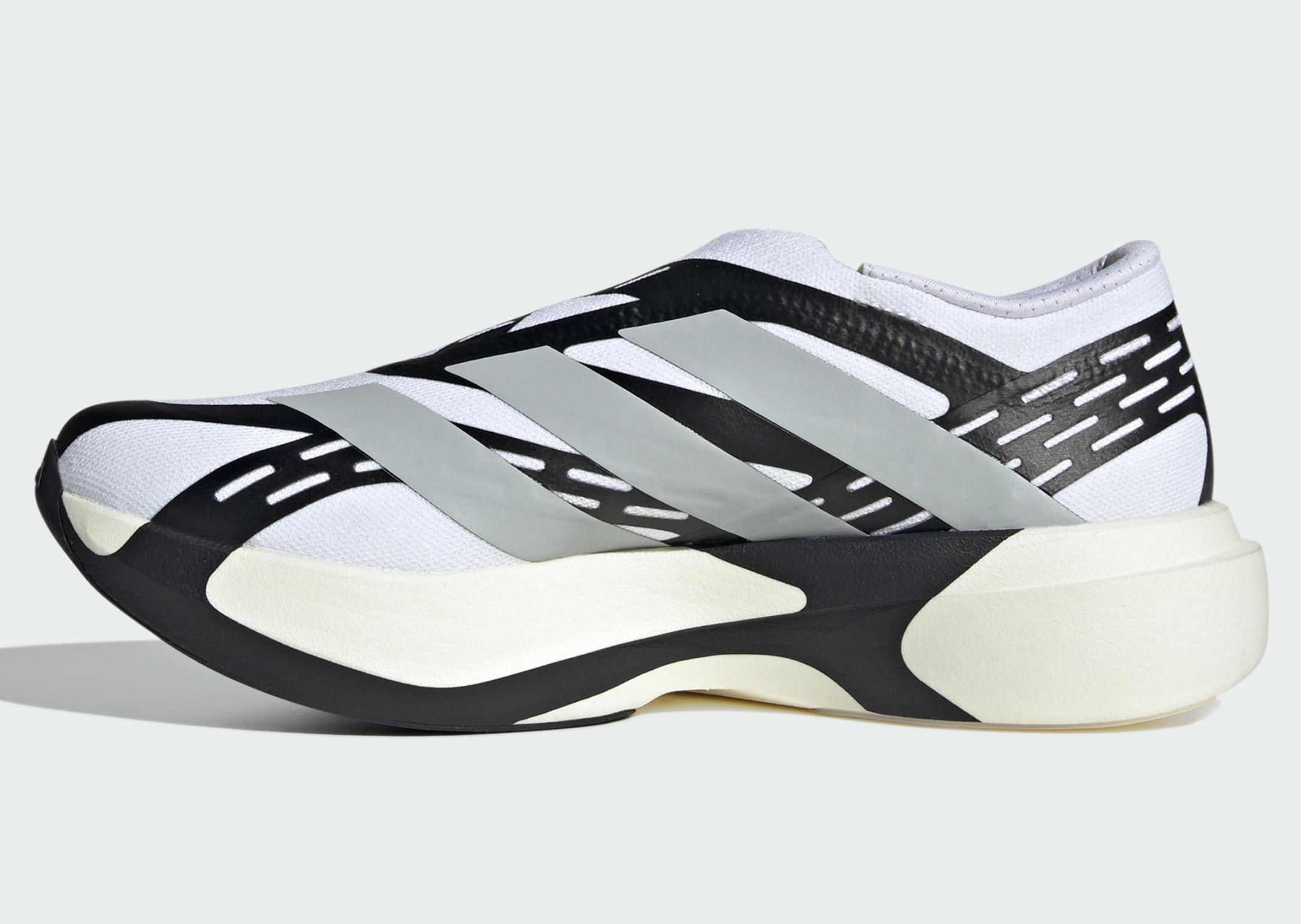 adidas Adizero Evo SL Laceless Cloud White - Medial