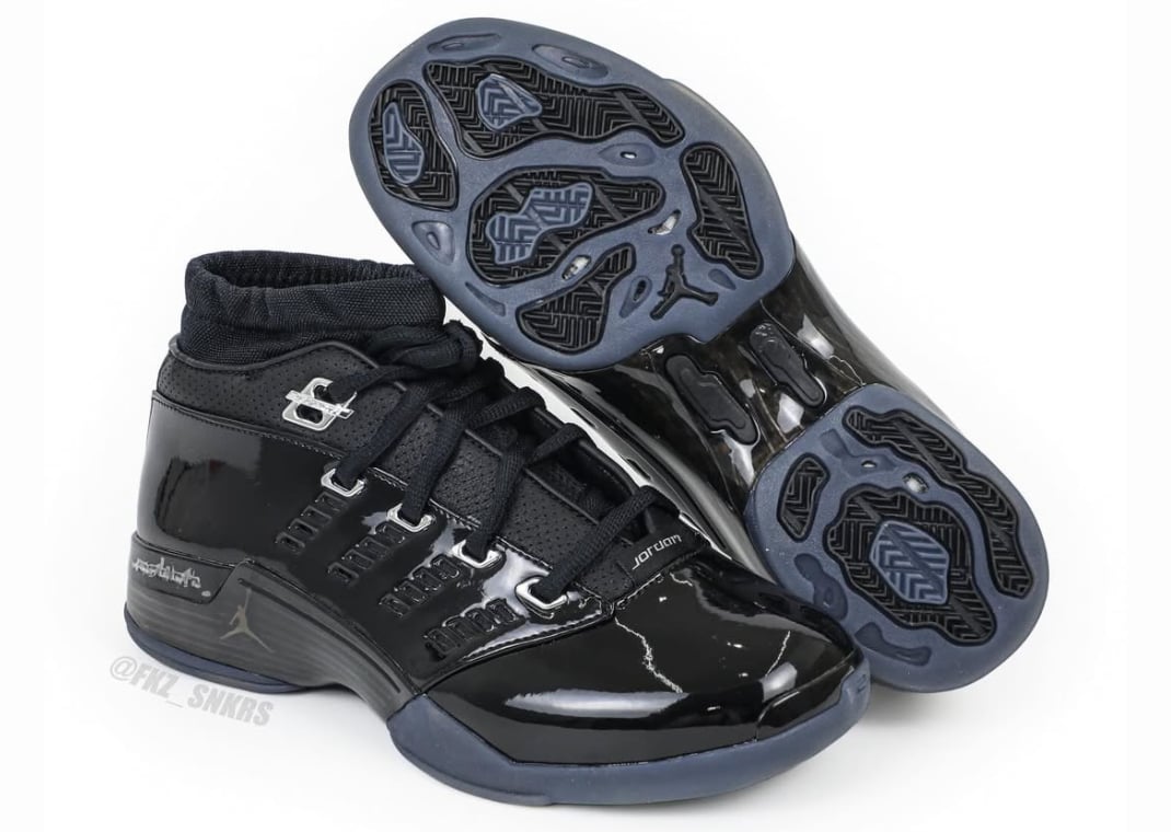 Air Jordan 17 Retro Low Black Patent