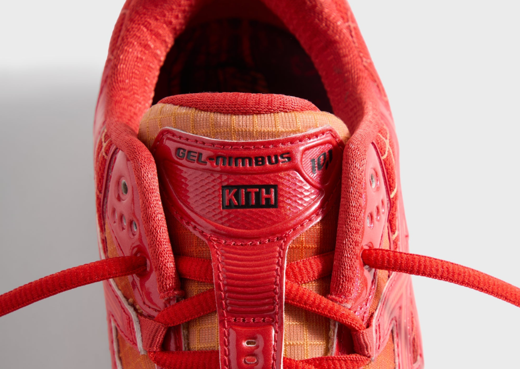 Kith x Marvel vs. Capcom x Asics Gel-Nimbus 10.1 Iron Man Tongue
