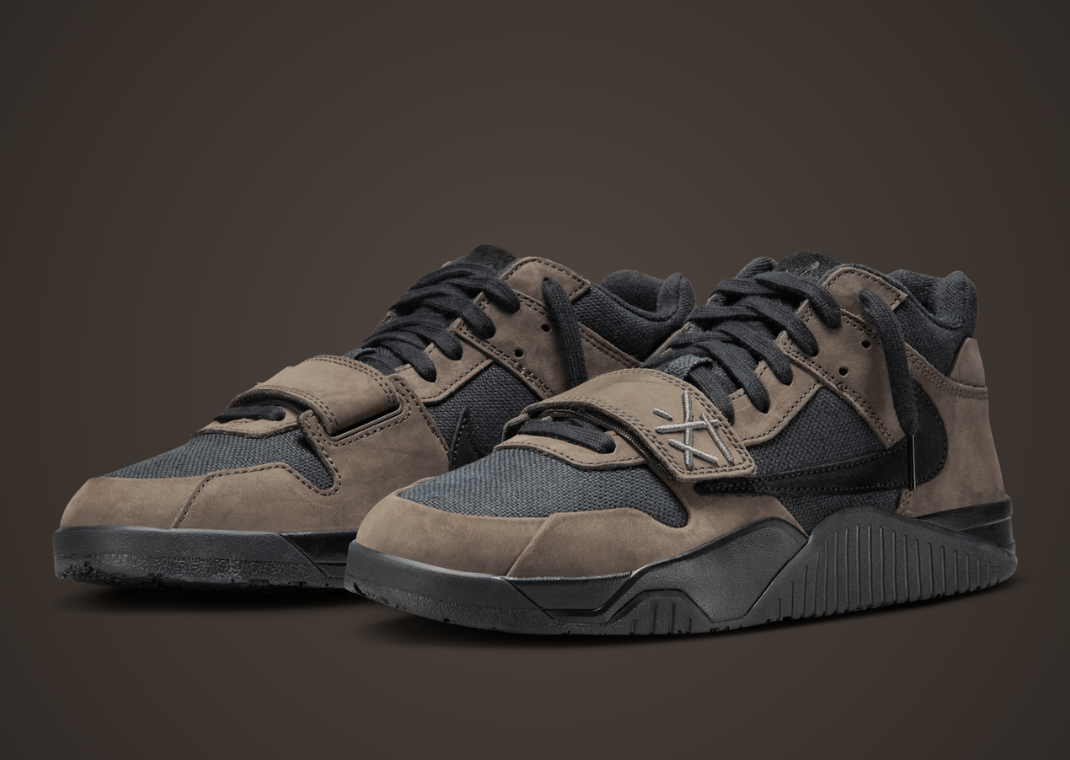 Travis Scott x Jordan Jumpman Jack Dark Mocha Black Angle