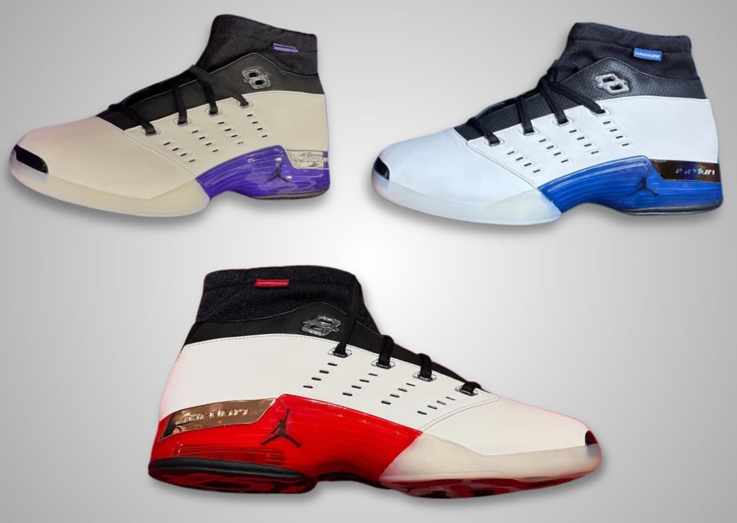 Samples of the Infinite Archives x Air Jordan 17 Low
