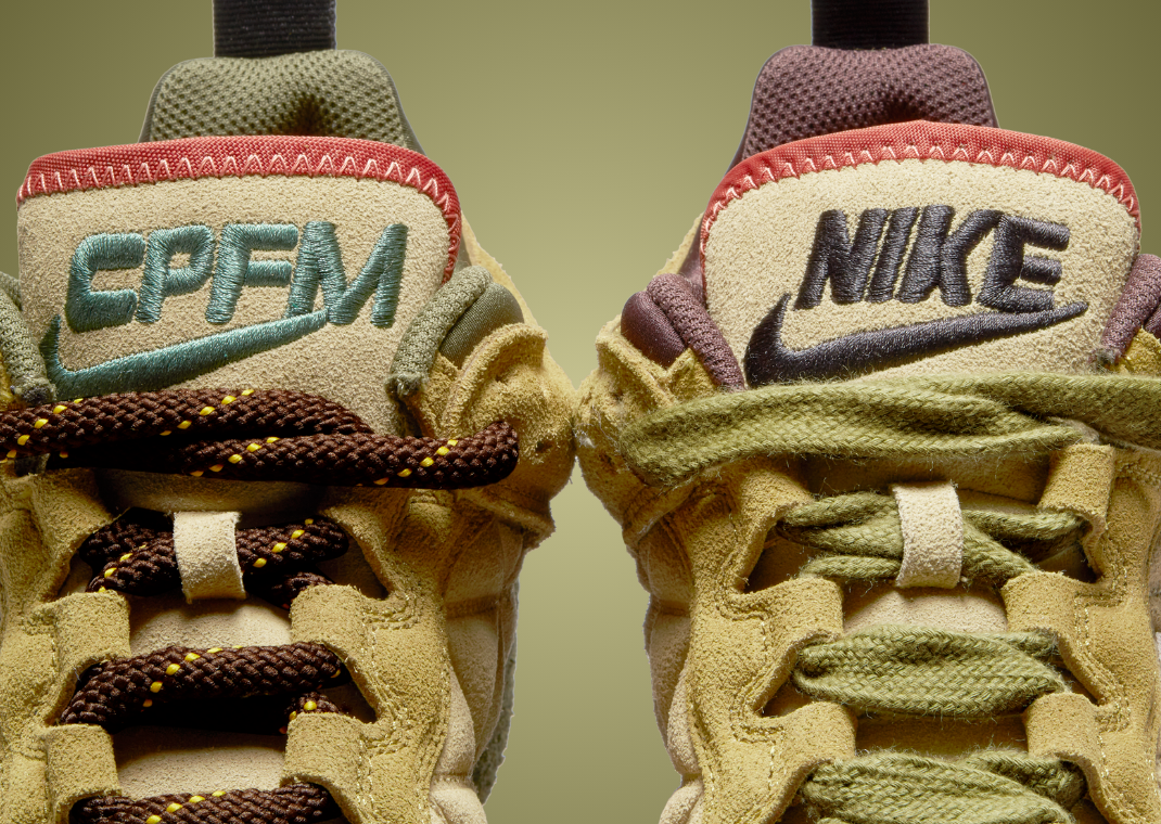 CPFM x Nike Air Flea 1 Barley Desert Moss - Detail