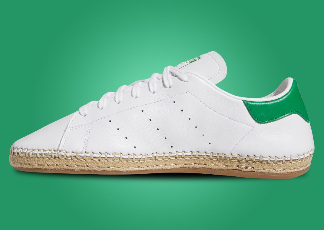 CLOT x adidas Stan Smith Espadrille White Green Medial