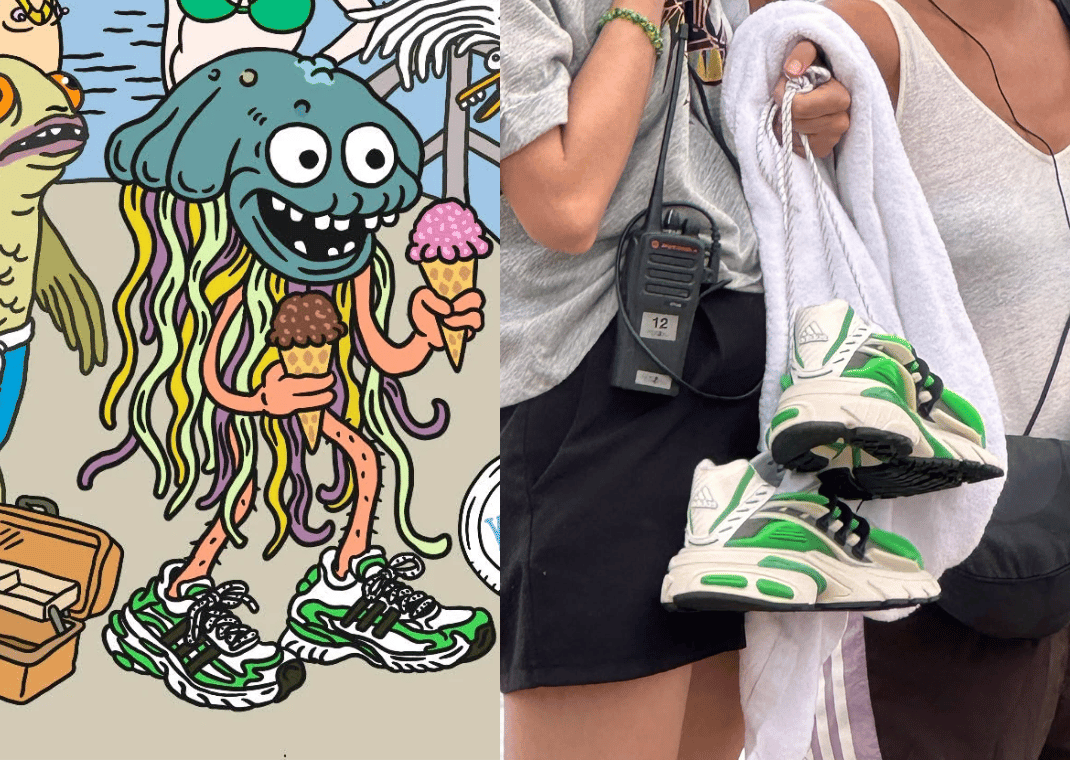 Pharrell Williams x adidas Adistar Jellyfish White Green