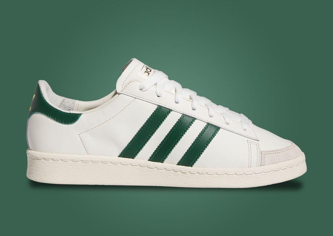 adidas Jabbar Low Off White Dark Green Lateral