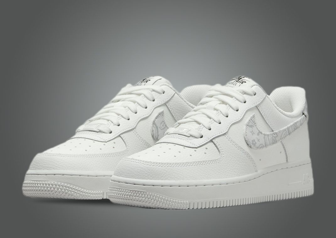 paisley air force 1 white