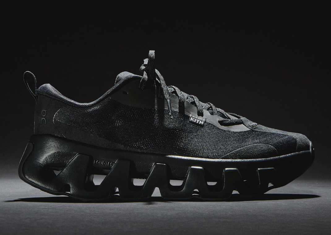 Kith x On K-Tech 1 Black Lateral
