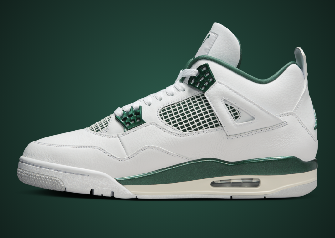 Air Jordan 4 Retro Oxidized Green Medial