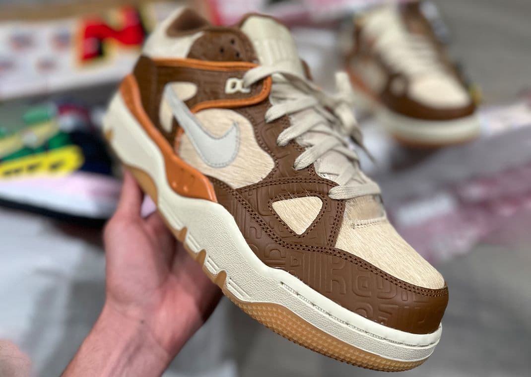 The Nigo x Nike Air Force 3 Low Light British Tan Releases 