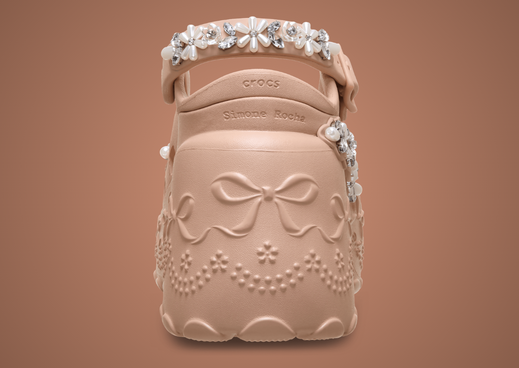 Simon Rocha x Crocs Ballerina Platform Pink Caramel - Back