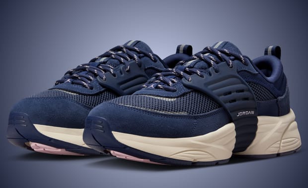 Jordan Continues Trunner O/S Push with Suede and Mesh Mix in Midnight Navy