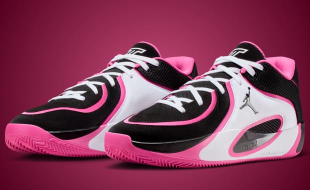 Jordan Goes Bubble Gum and Black on Pinksicle Tatum 4 Colorway