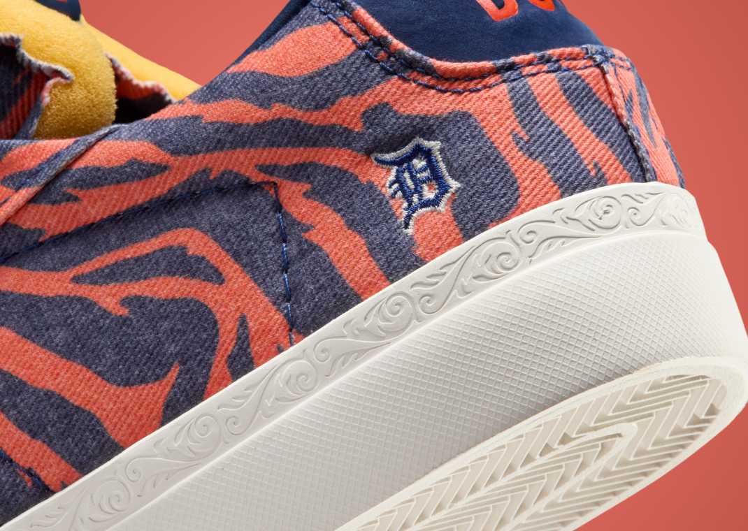 Devin Booker x Nike Blazer Low Safety Orange - Heel Detail