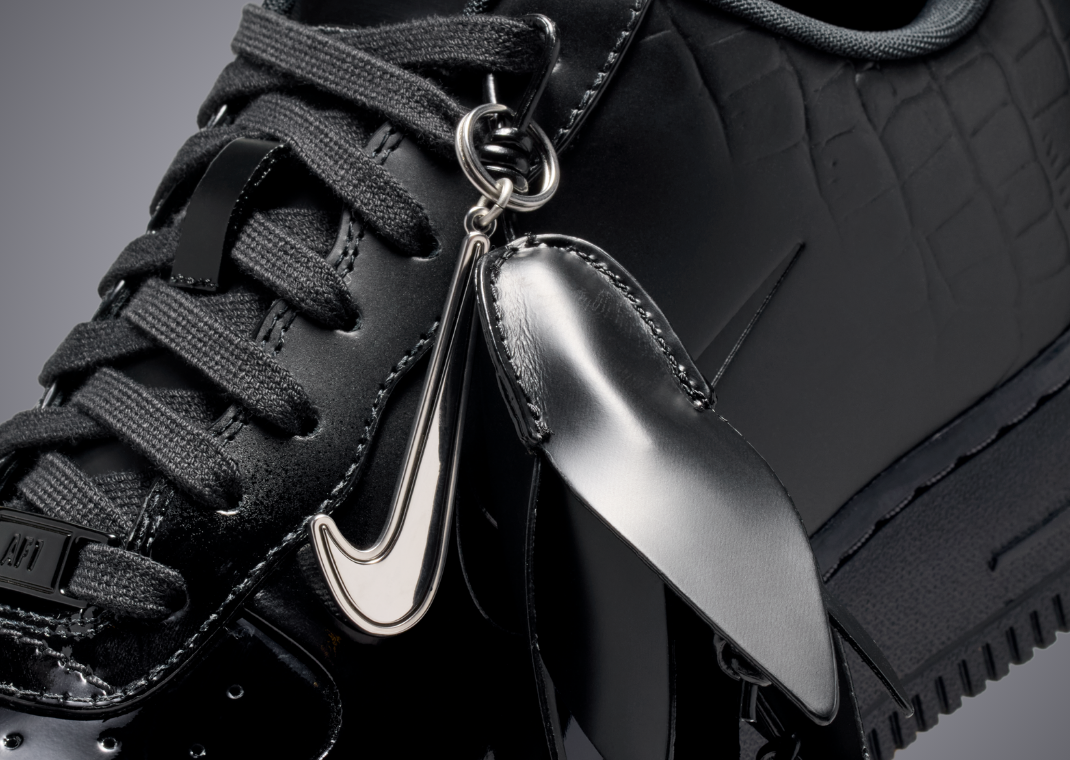 Nike Air Force 1 Low Made in Italy Black (W) Detail