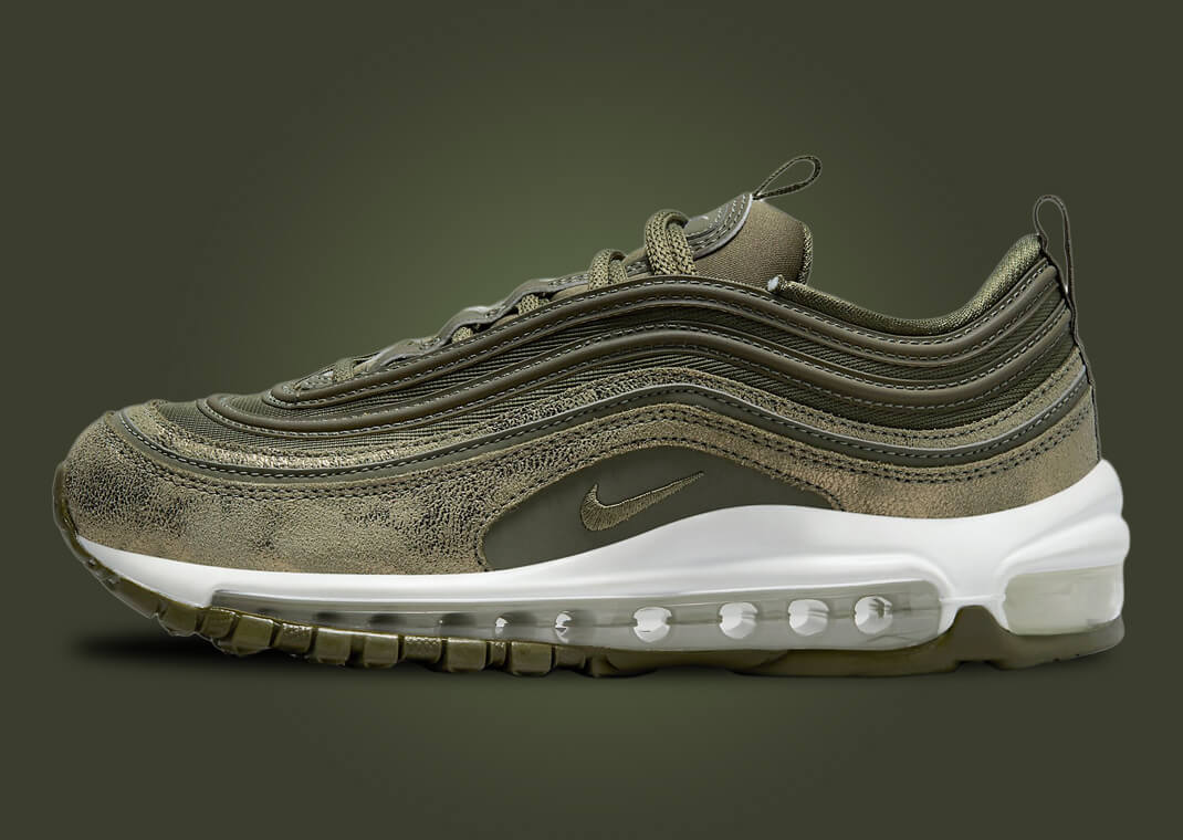 Nike Air Max 97 Distressed Olive (W) Lateral