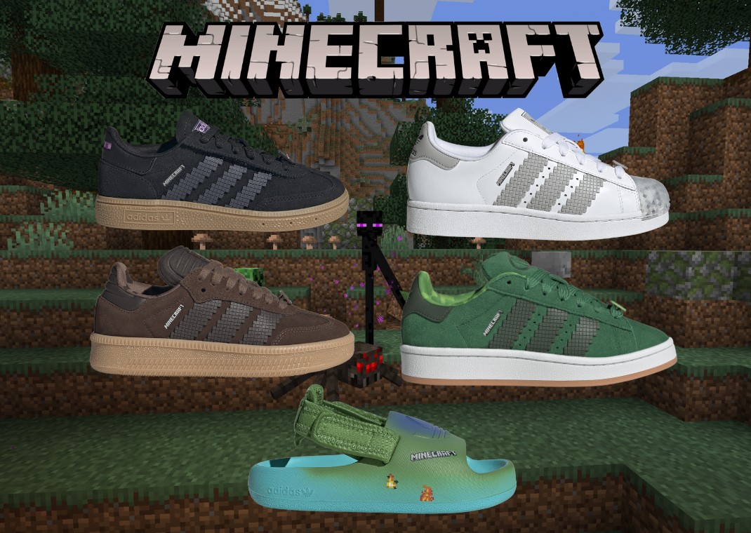 Minecraft x adidas Summer 2025 Collection