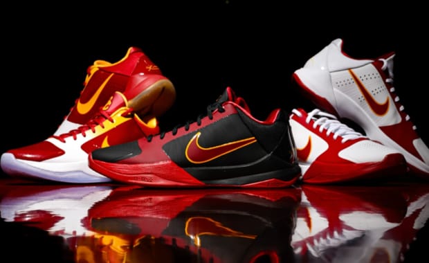 Nike Laced USC Basketball with Kobe 5 Protro PEs for the New Season
