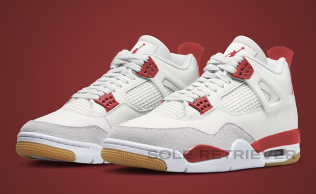 Nike SB x Air Jordan 4 Retro SP Summit White Varsity Red