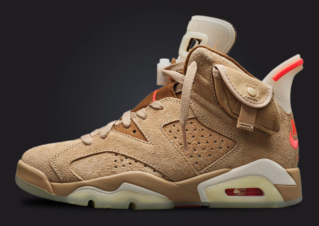 Travis Scott x Air Jordan 6 Retro British Khaki