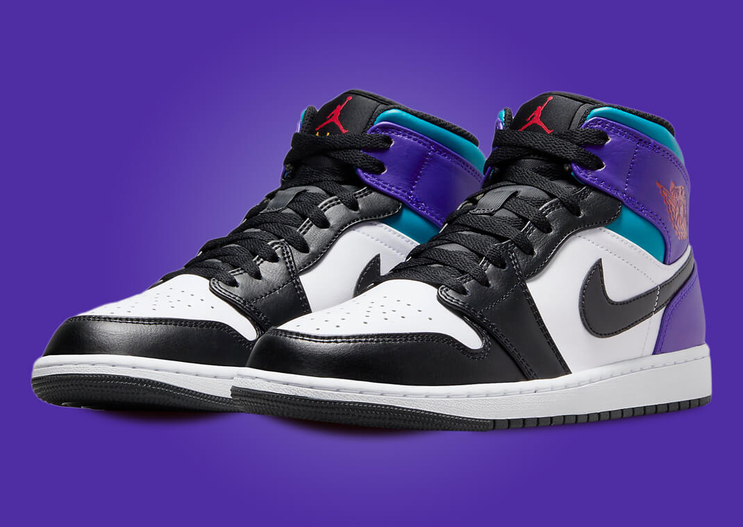 The Air Jordan 1 Mid Black Toe Grape Releases Holiday 2023