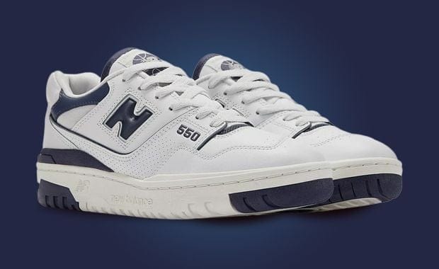 Dark Mercury Accents This New Balance 550
