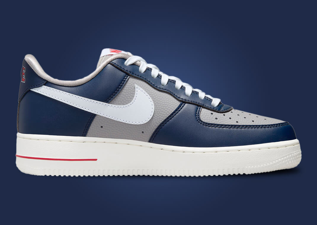 Nike Air Force 1 Low Be True To Her School College Navy (W) Medial