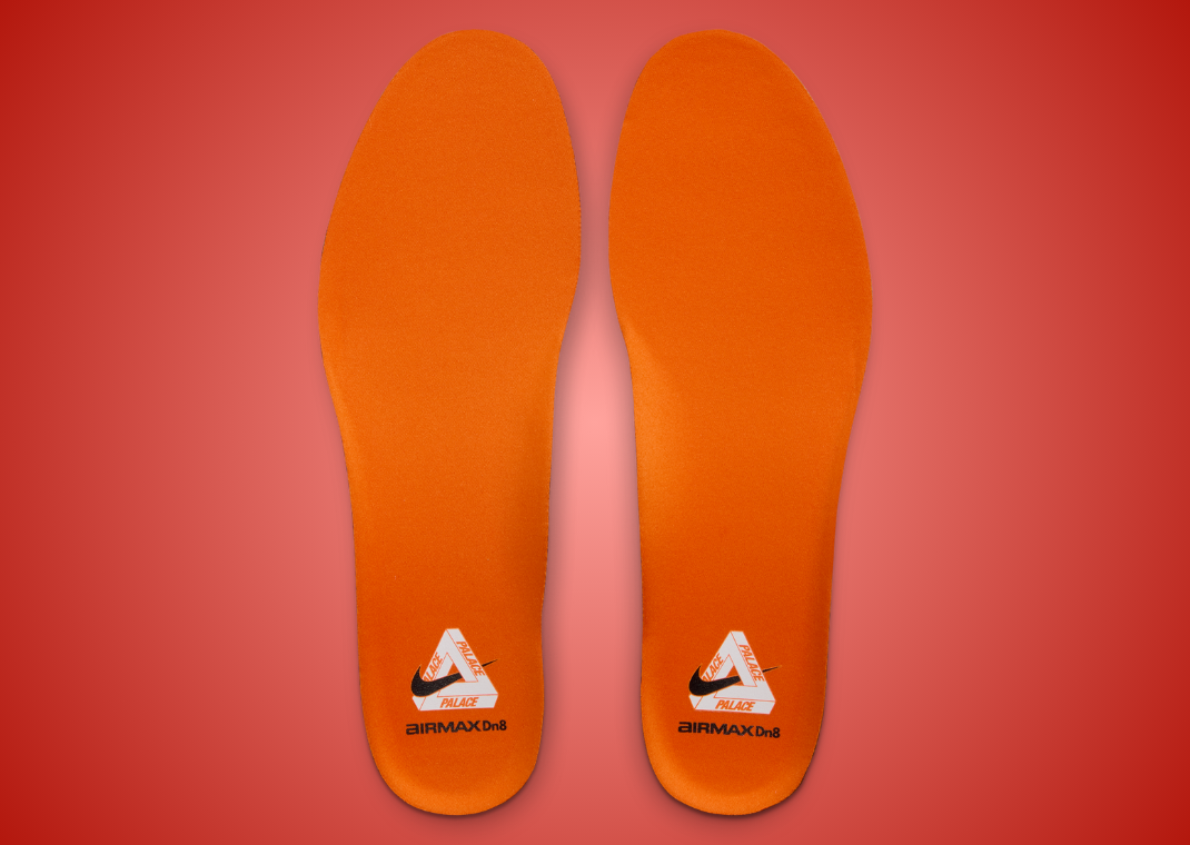 Palace x Nike Air Max DN8 Black Safety Orange Insole