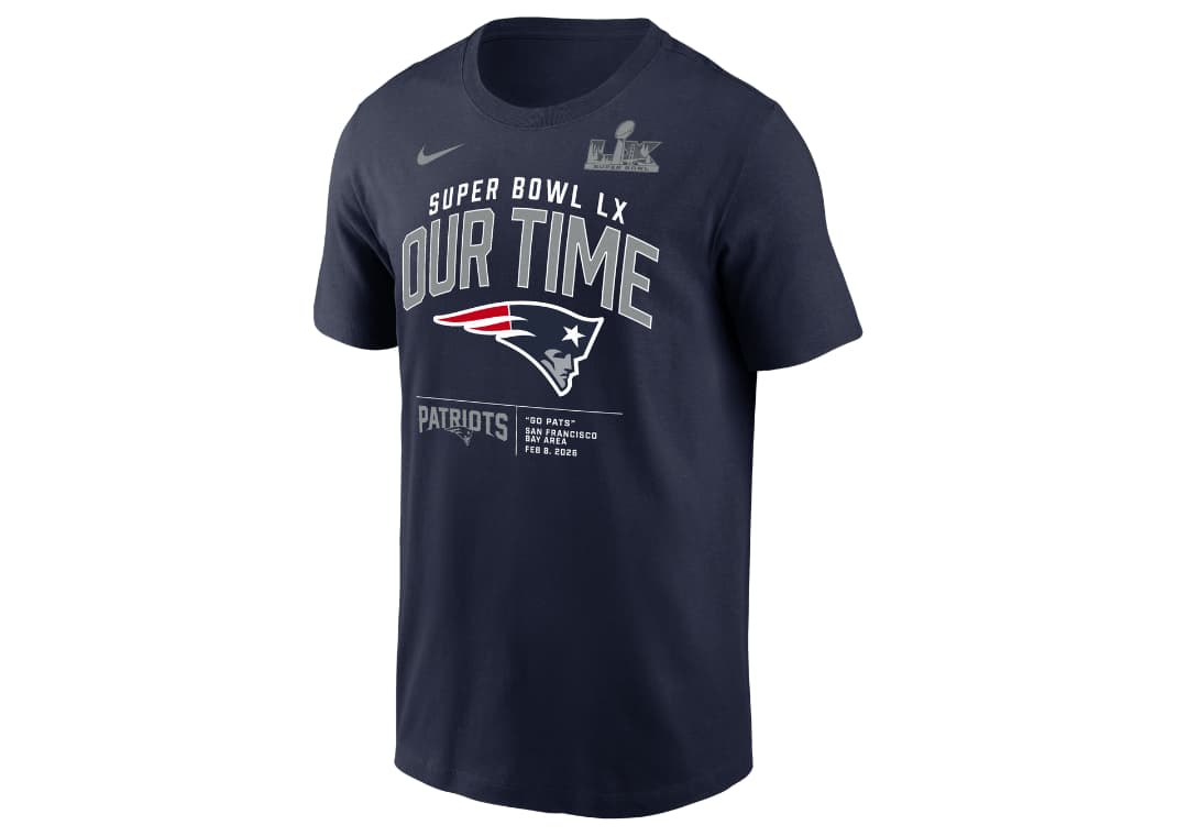 New England Patriots Super Bowl LX Bound Clear Sign