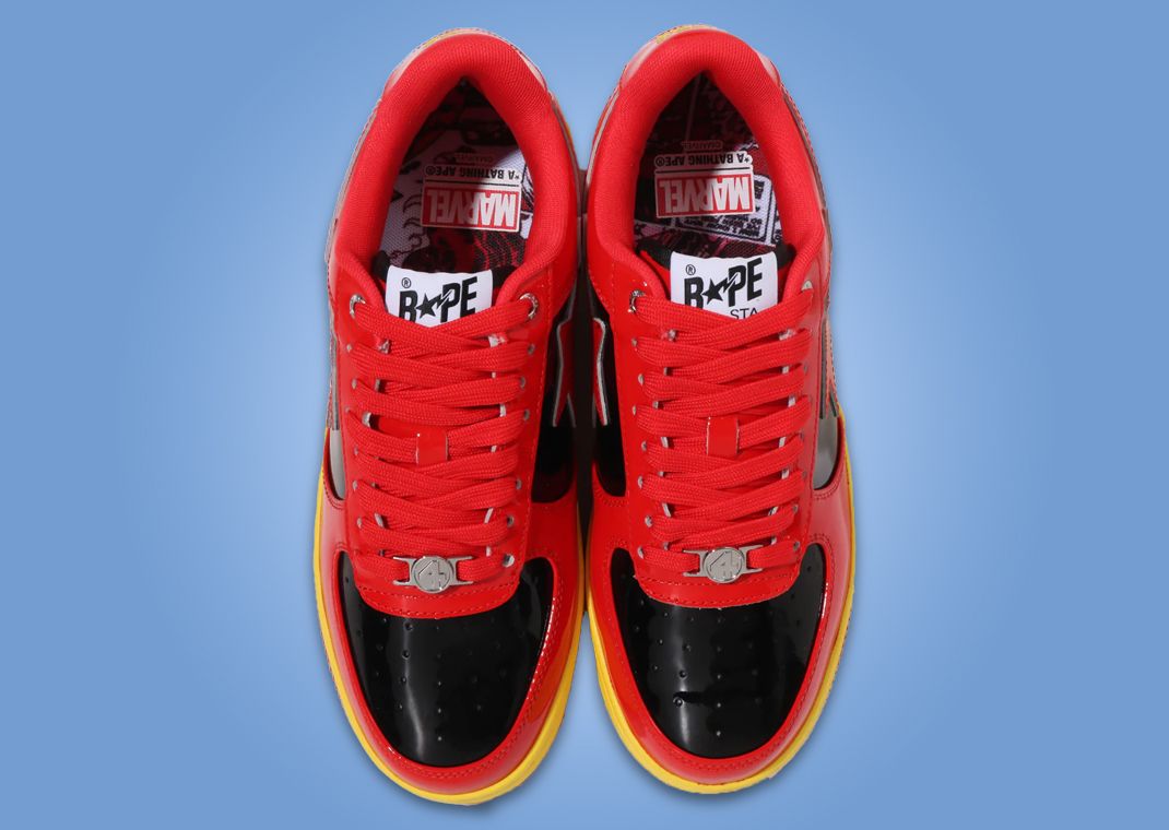 The Fantastic Four x A Bathing Ape BAPE STA The Human Torch Top